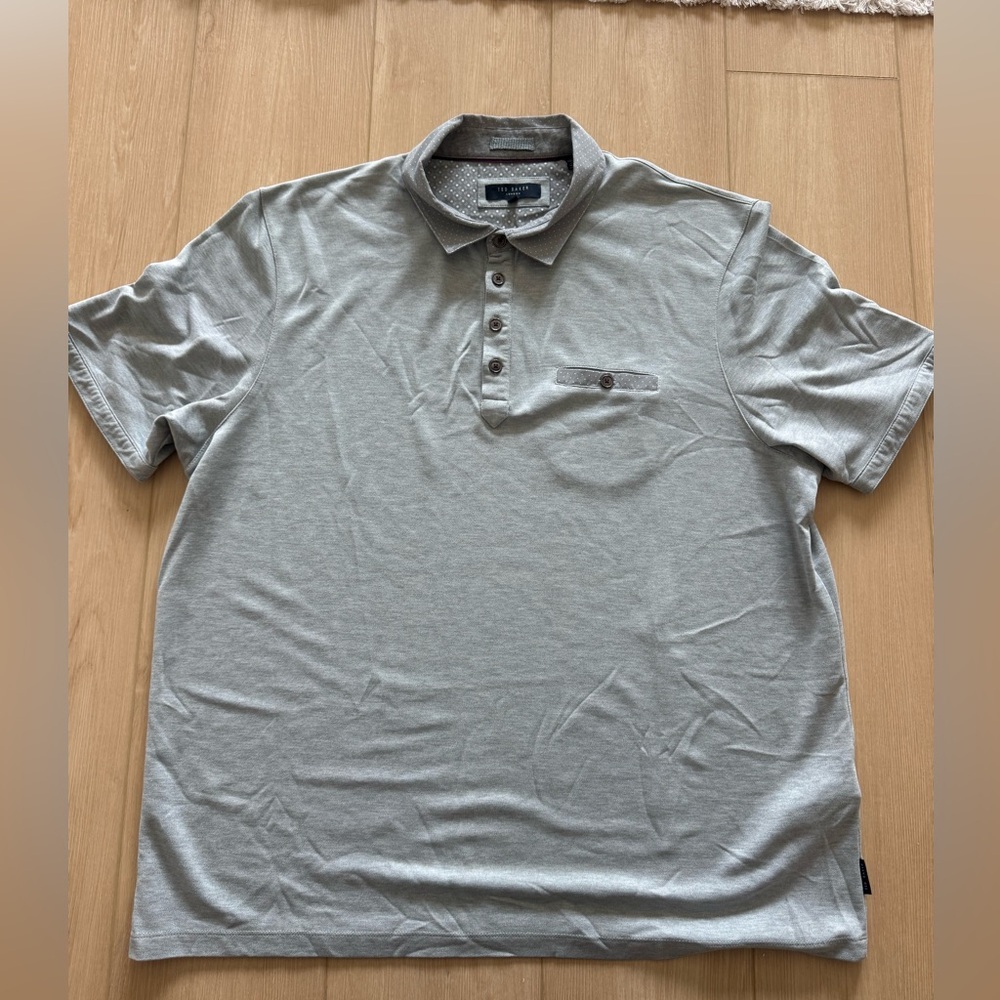 Ted Baker Light Gray Polo Shirt